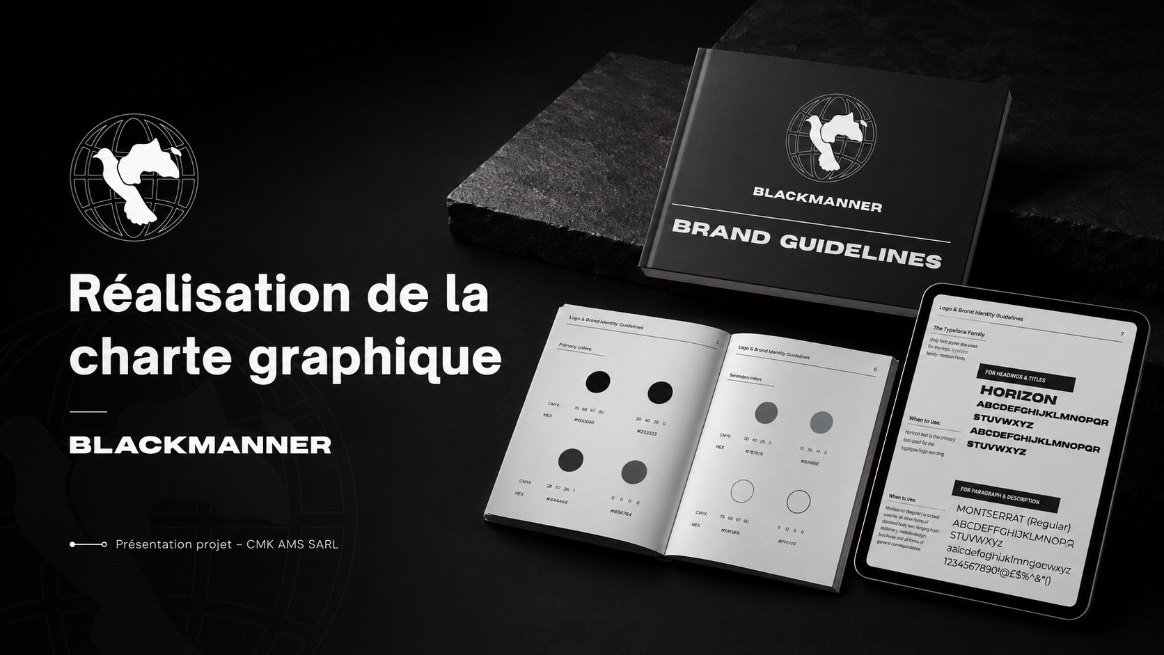 BLACKMANNER : création d’une identité de marque forte et cohérente
