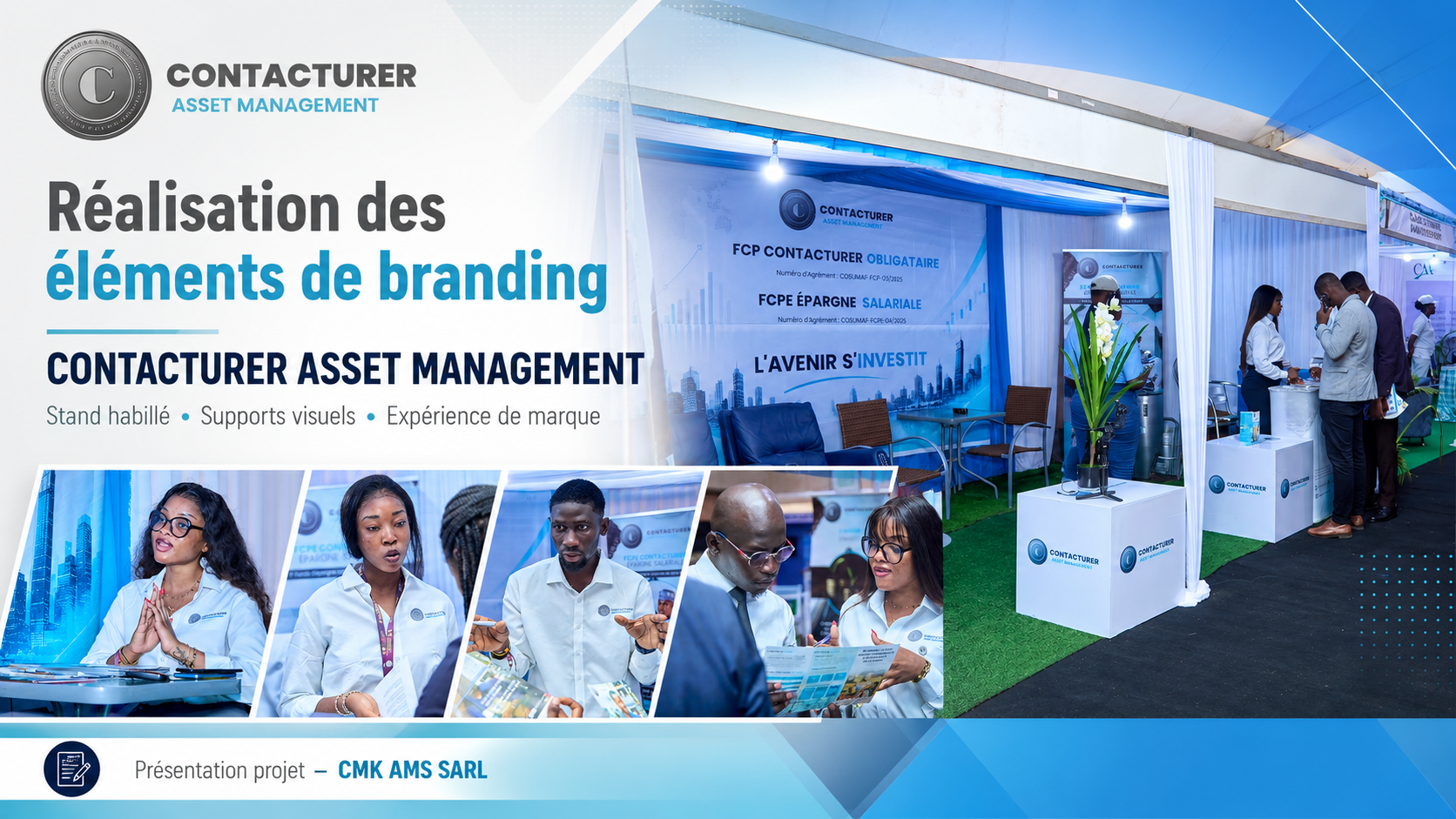 CONTACTURER Asset Management : conception et réalisation d’un stand de marque professionnel